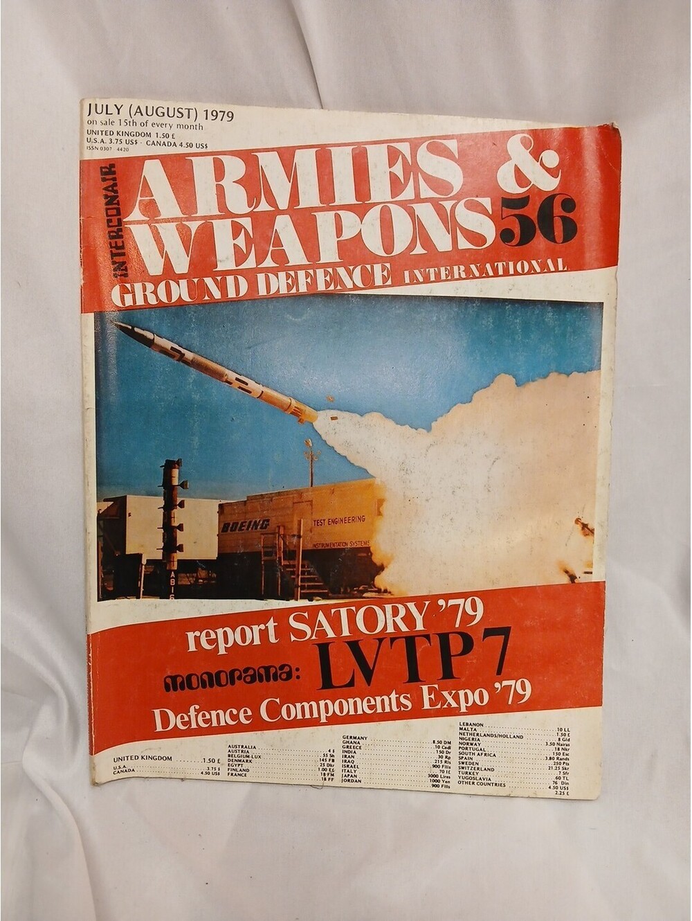 1979 July GROUND DEFENSE INTERNATIONAL 56 LVTP7 EXPO (CP391)
